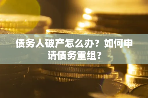 武汉债务人破产怎么办？如何申请债务重组？