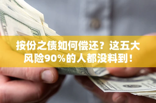 武汉按份之债如何偿还？这五大风险90%的人都没料到！