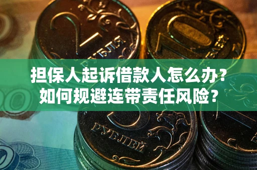 武汉担保人起诉借款人怎么办？如何规避连带责任风险？