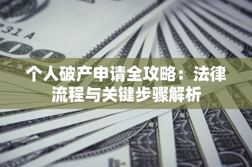 武汉个人破产申请全攻略：法律流程与关键步骤解析